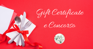 Gift Certificate e Concorso
